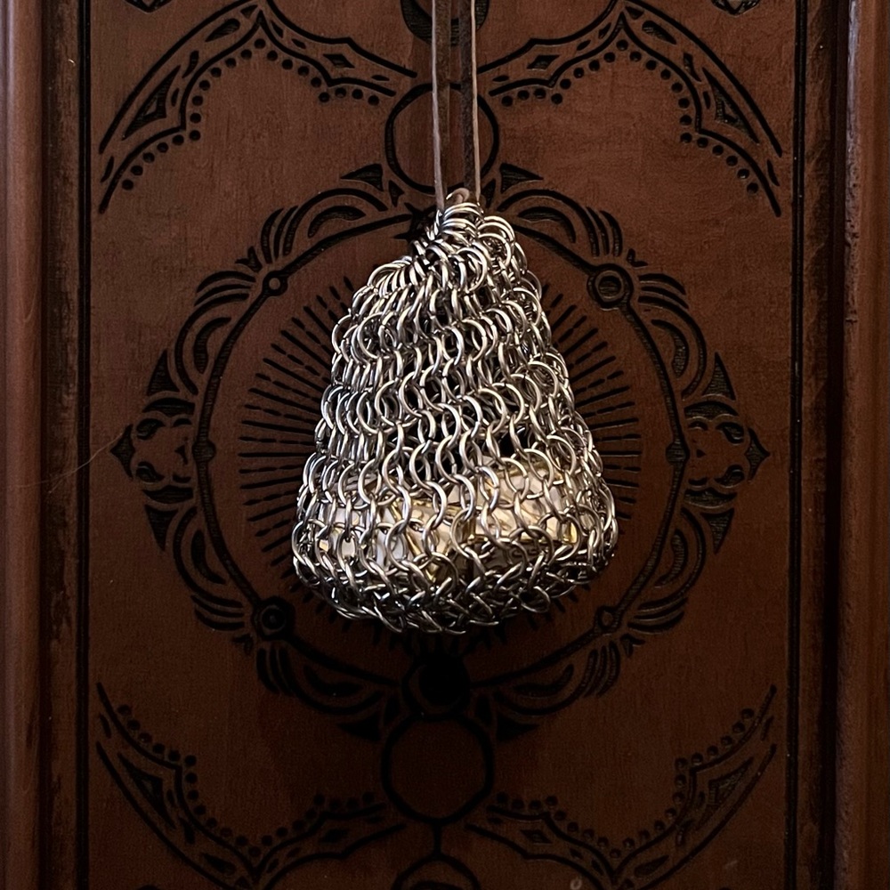 Chainmail Pouch for dice, coins, and trinkets